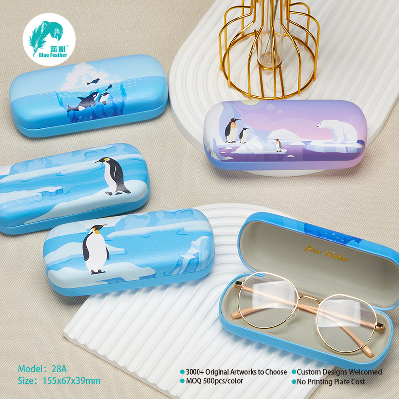 Cute Penguin Design Hard Shell Spectacle Case for Children