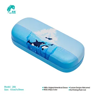 Cute Penguin Design Hard Shell Spectacle Case for Children